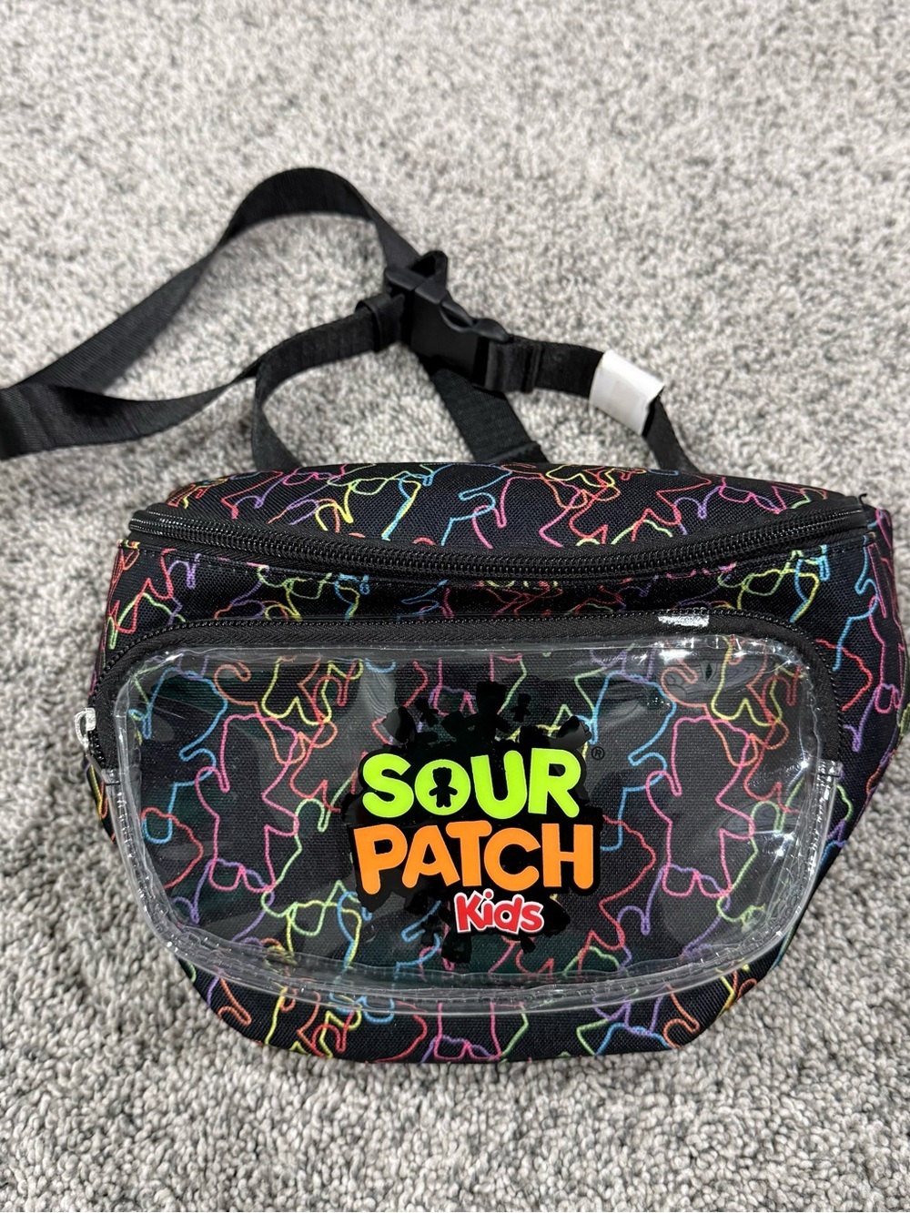 Loungefly/Sour Patch Kids Printed Belt Bag Fanny Pack Adjustable Strap NWOT